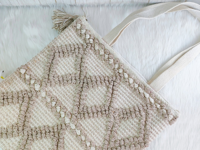 Desert Drift Textured Tote Bag