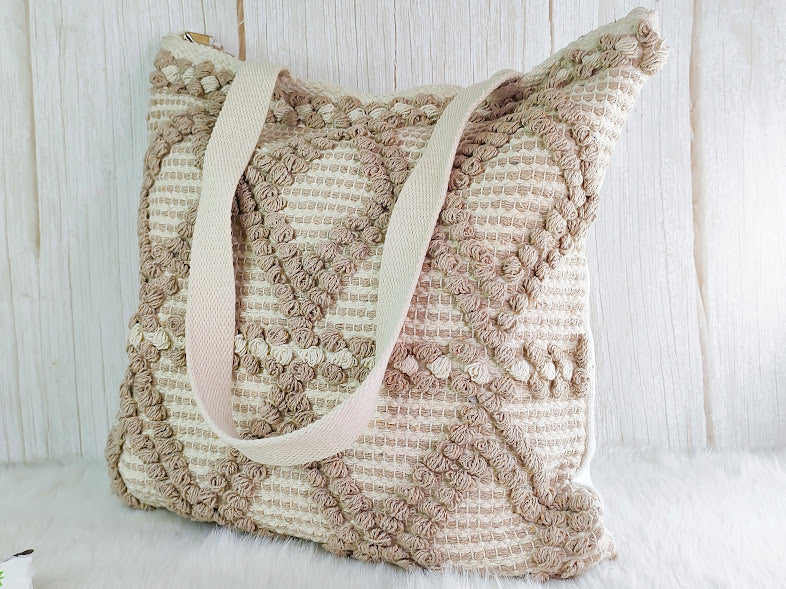 Desert Drift Textured Tote Bag