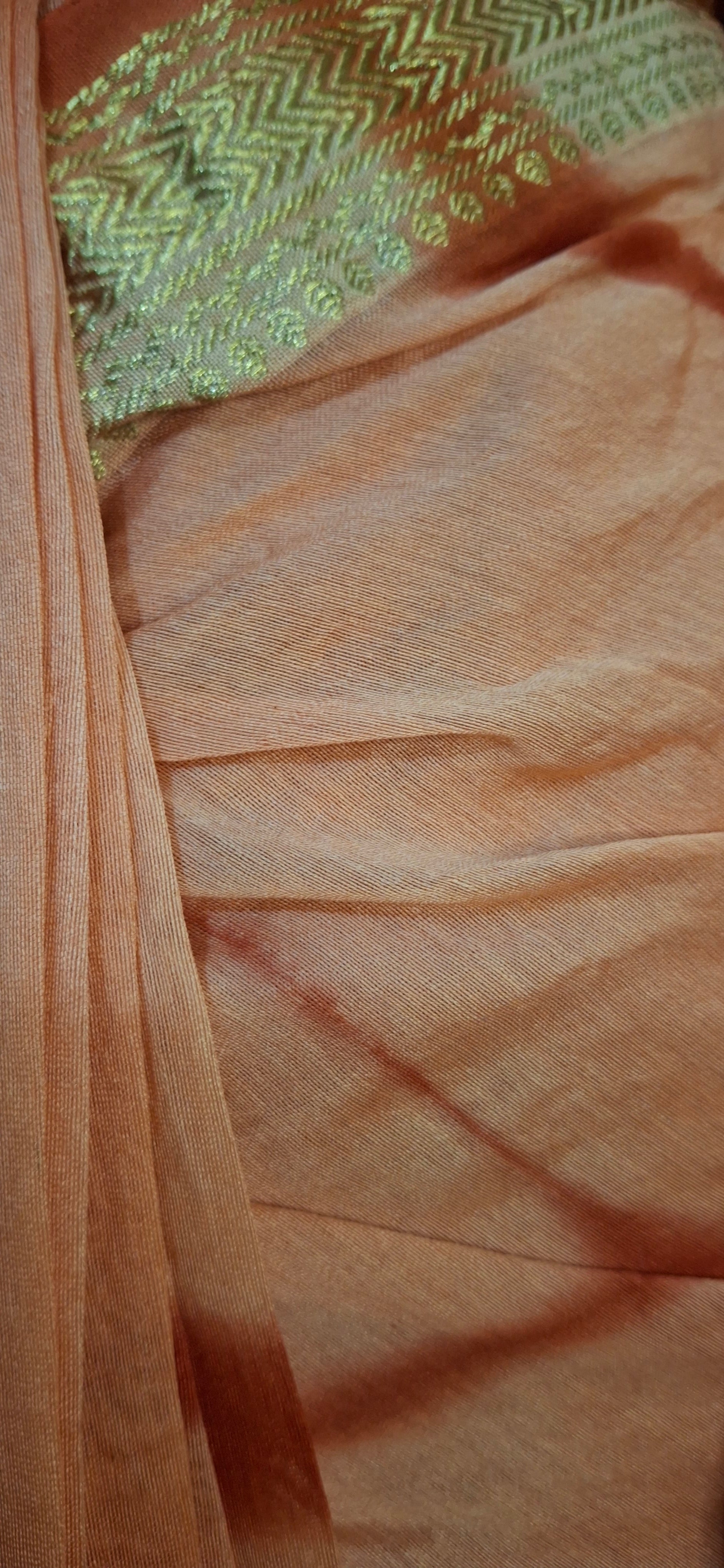 Ombre Shibori Maheshwari Silk Saree