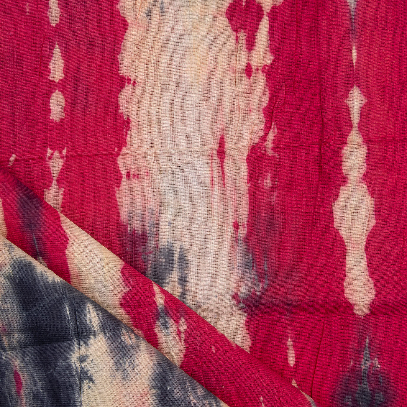 Red Shibori 100% Pure Cotton