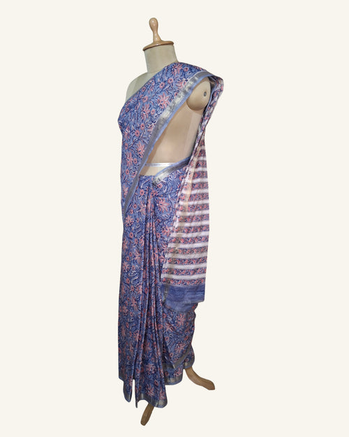 Neel Nidhivan Maheshwari Saree