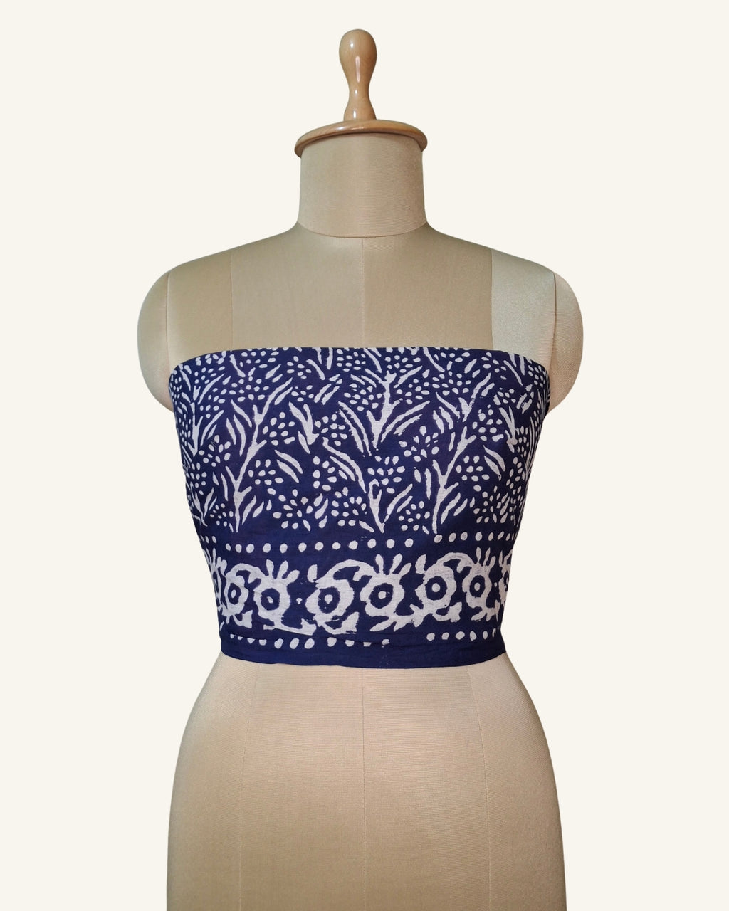 Gendha Chowk Dabu Printed Saree