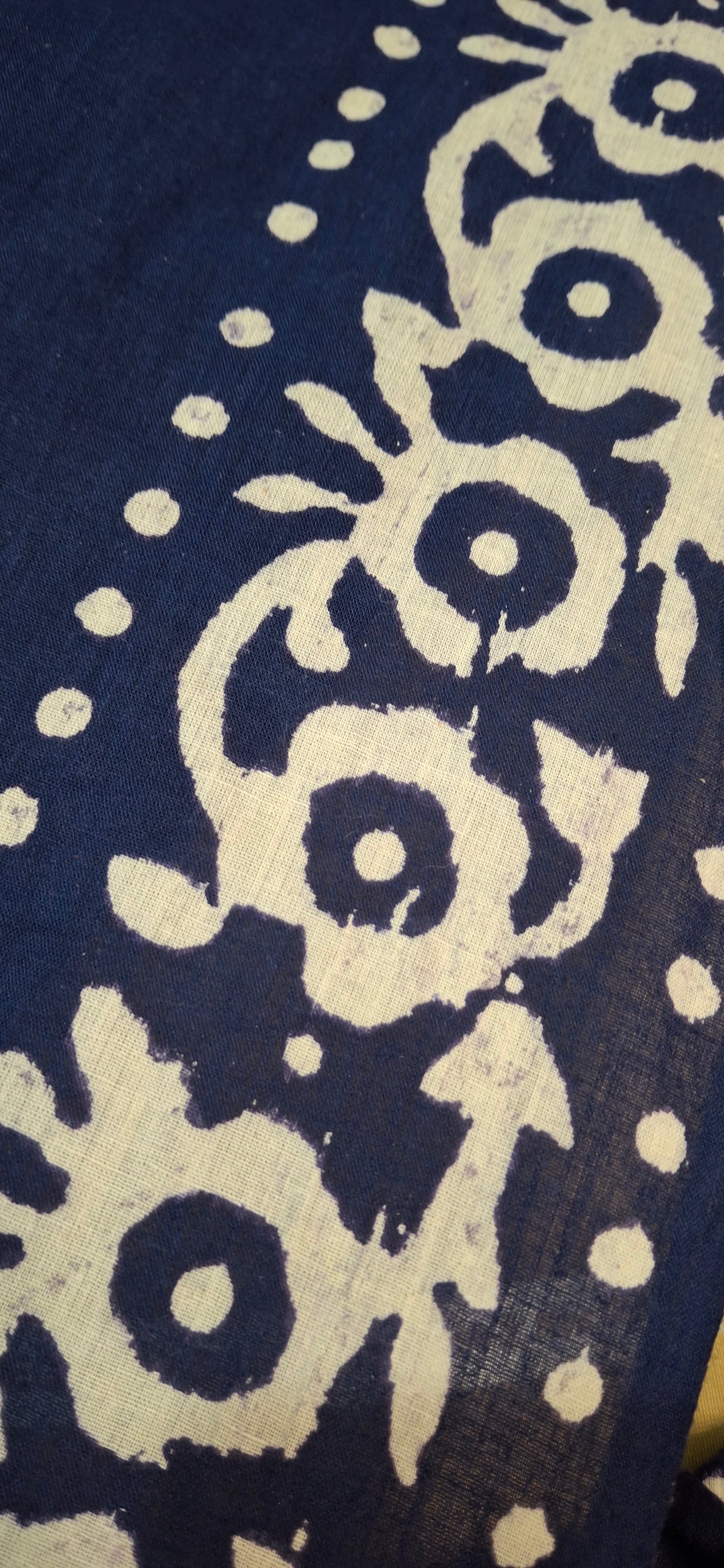 Gendha Chowk Dabu Printed Saree