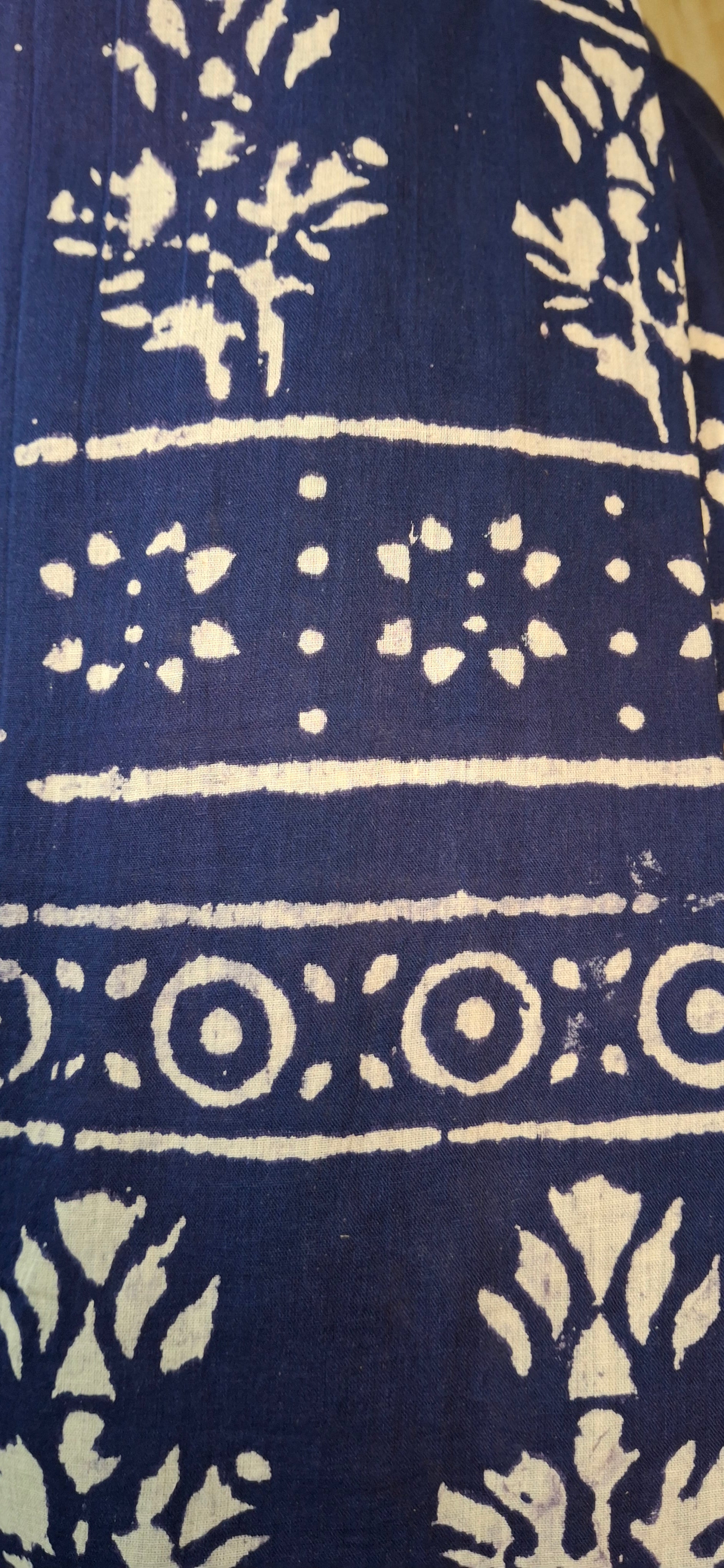 Gendha Chowk Dabu Printed Saree