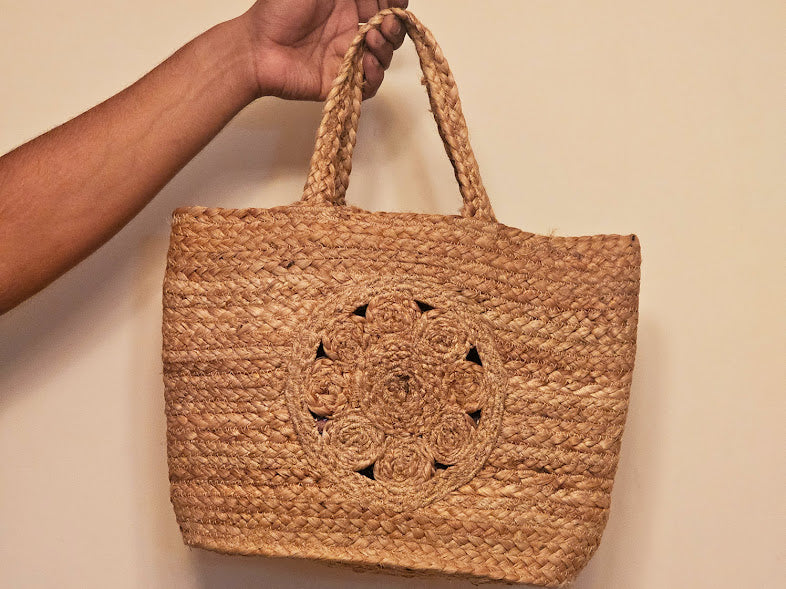 Dori Bloom Jute Bag