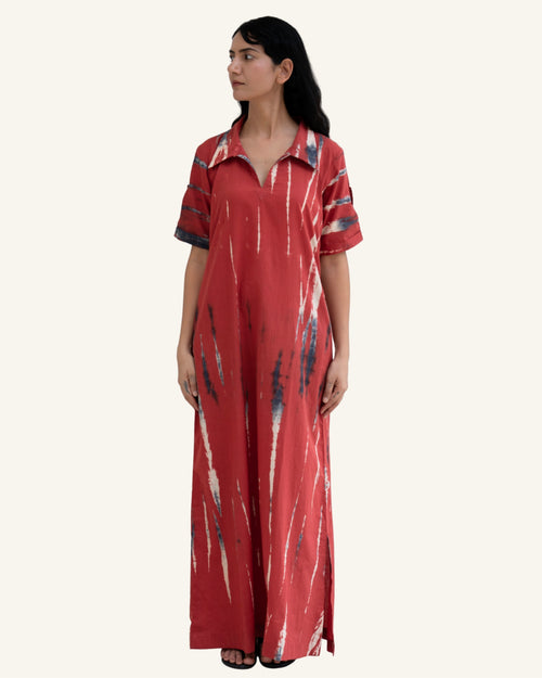 Gulnaar Shibori Dress