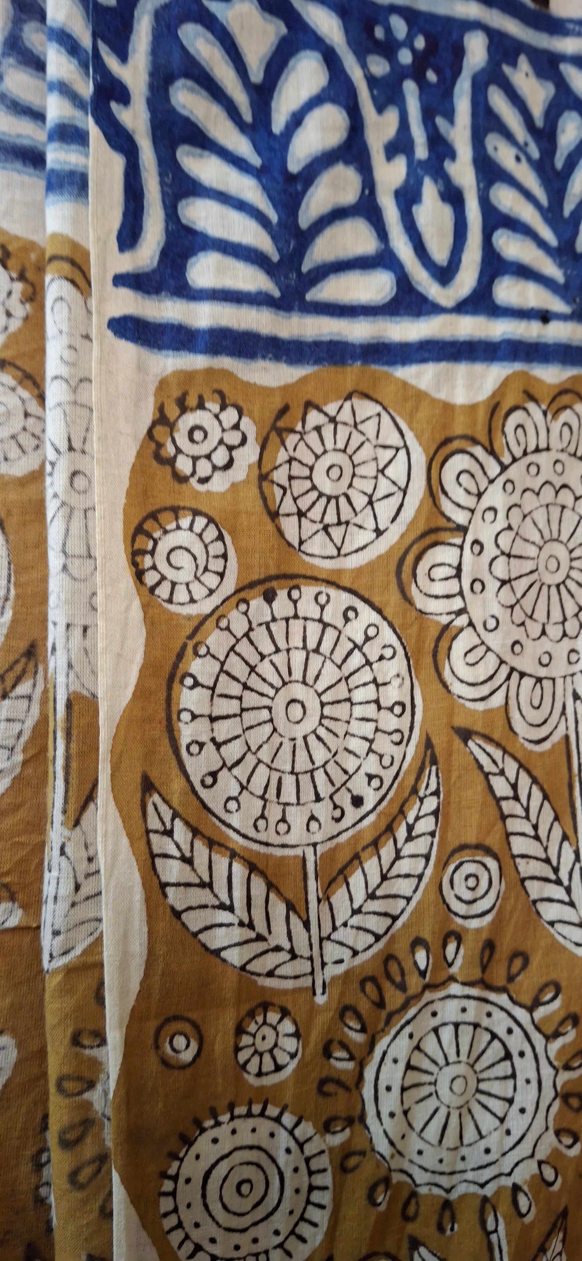 Mayura Hand Block Printed Cotton Saree