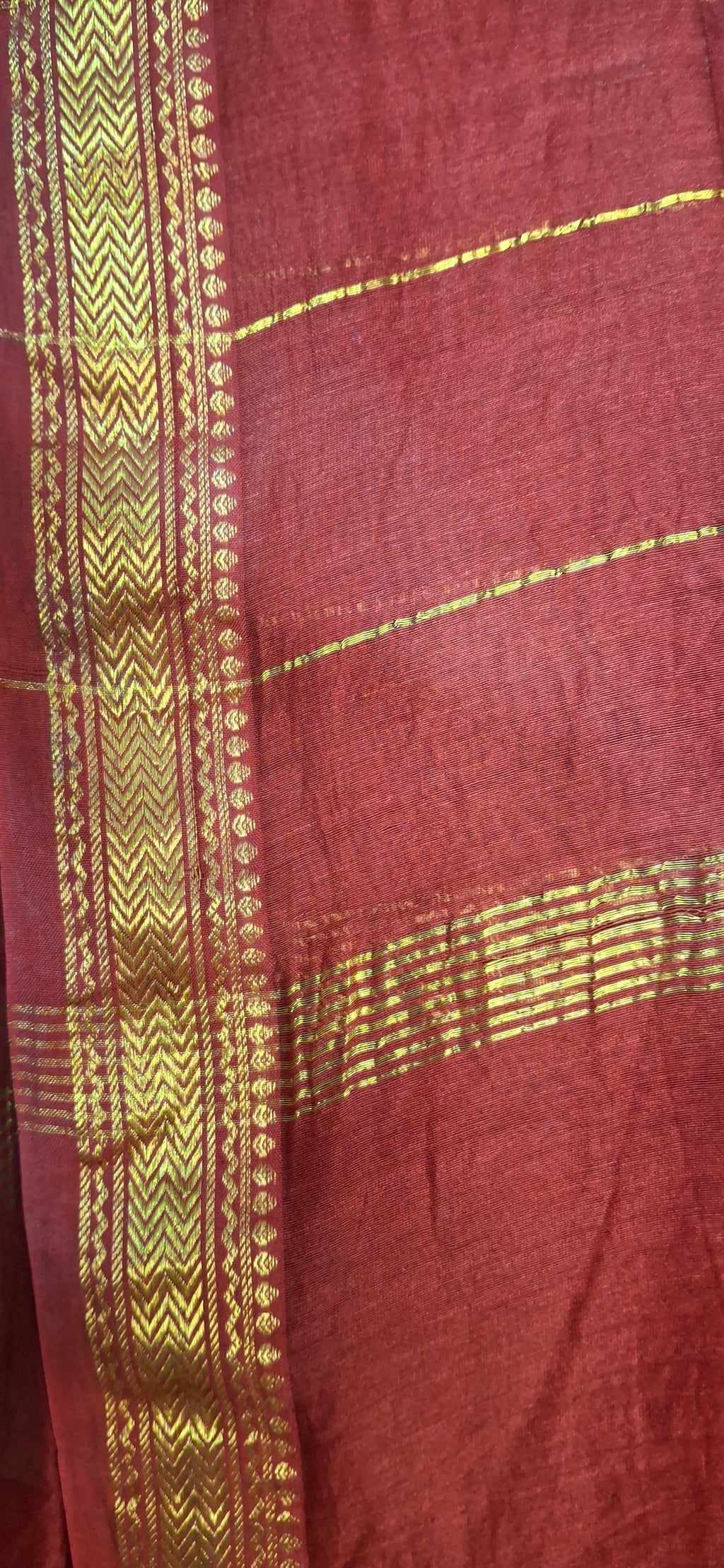 Shibori Tie-Dye Maheshwari Silk Saree