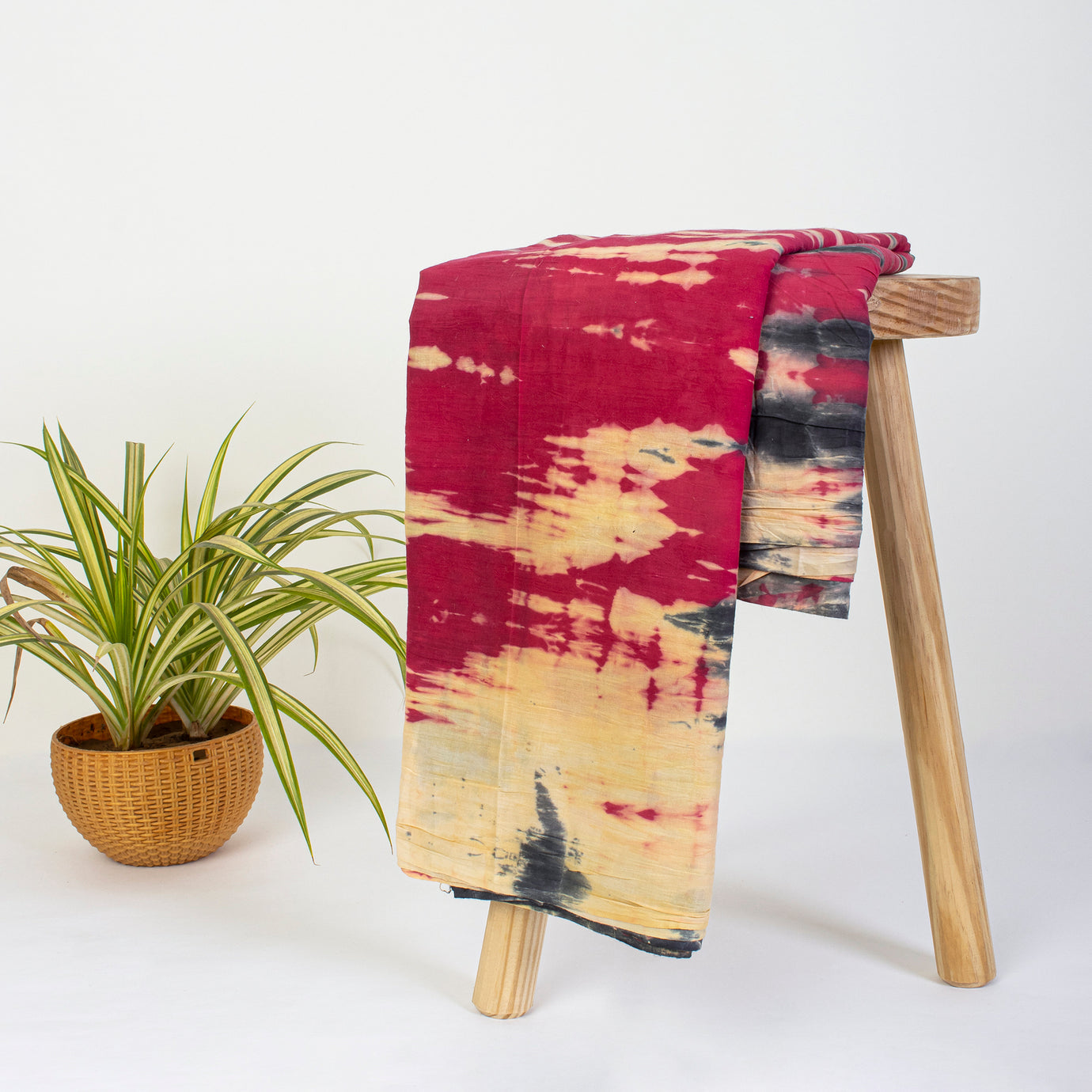 Red Shibori 100% Pure Cotton